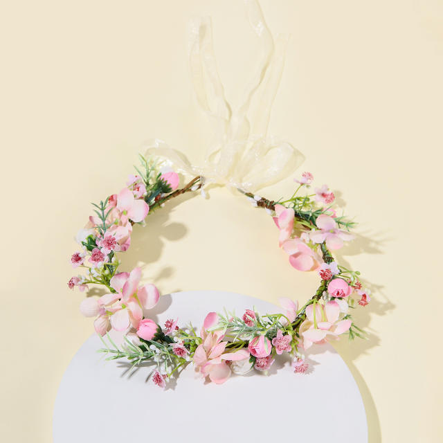 Flower crown headband
