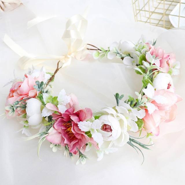 Flower crown headband