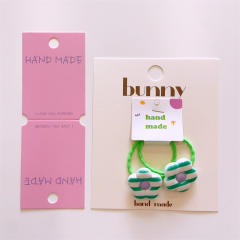 Spring summer flowe design hair ties set for kids
