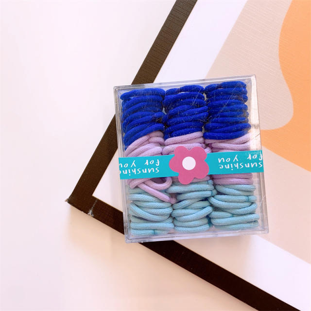 Korean fashion colorful hair rubber band for kids