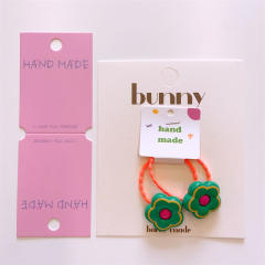 Spring summer flowe design hair ties set for kids