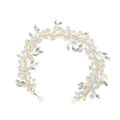 Pearl rhinestone wedding hair vines