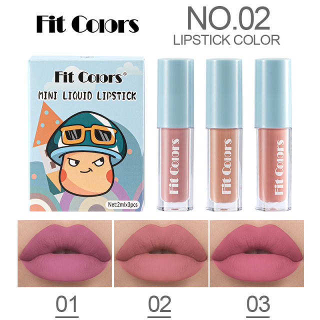 3pcs popular lip gloss set for women