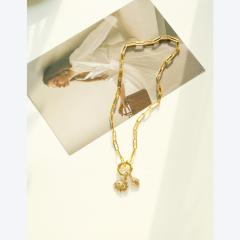 Delicate cubic zircon evil eye hasma hand pendant copper necklace