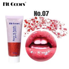 Gorgeous color party face and body gliter