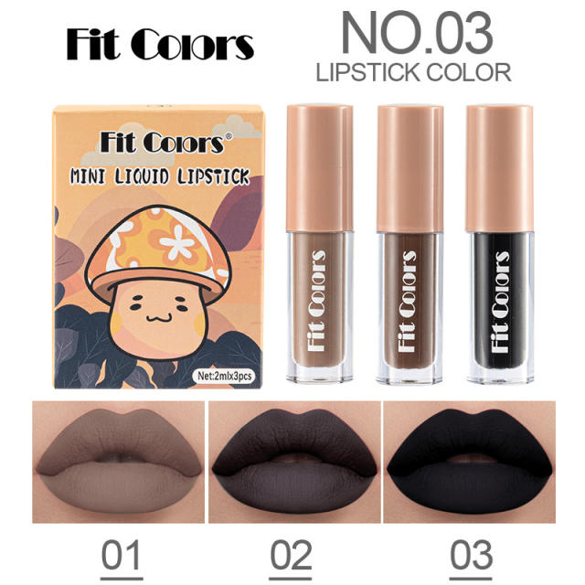 3pcs popular lip gloss set for women
