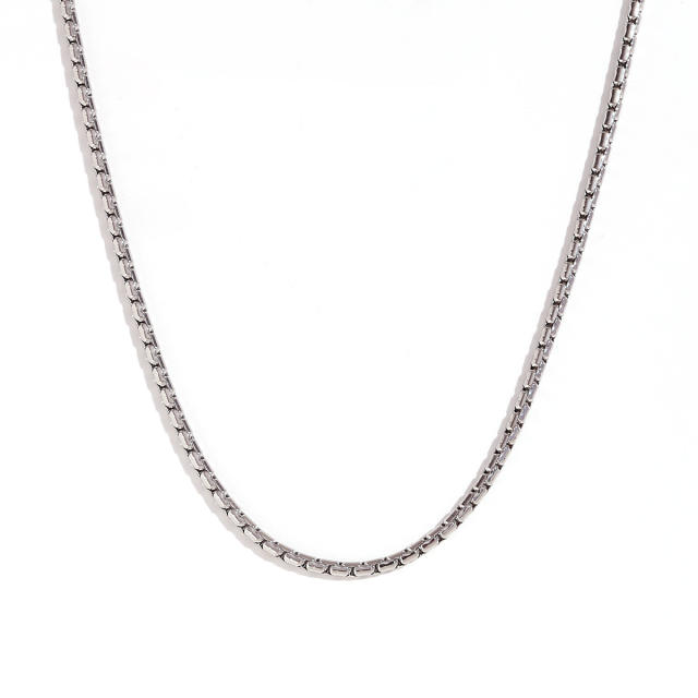 18KG simple stainless steel chain necklace waist chain anklet bracelet