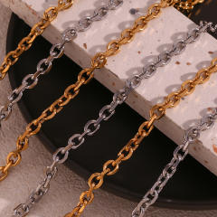 HIPHOP chunky stainless steel chain necklace