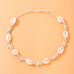 Beach trend shell sereies choker necklace