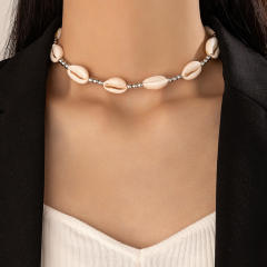 Beach trend shell sereies choker necklace