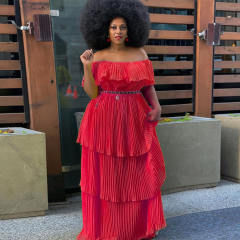 Summer design plain color off shoulder maxi holiday dress
