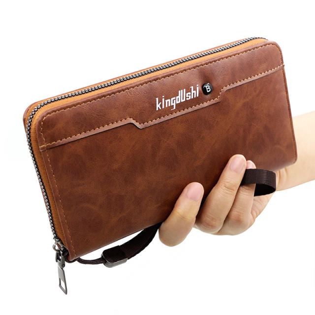 Korean fashion large capacity men's wallet clutch