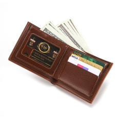 PU leather men wallet