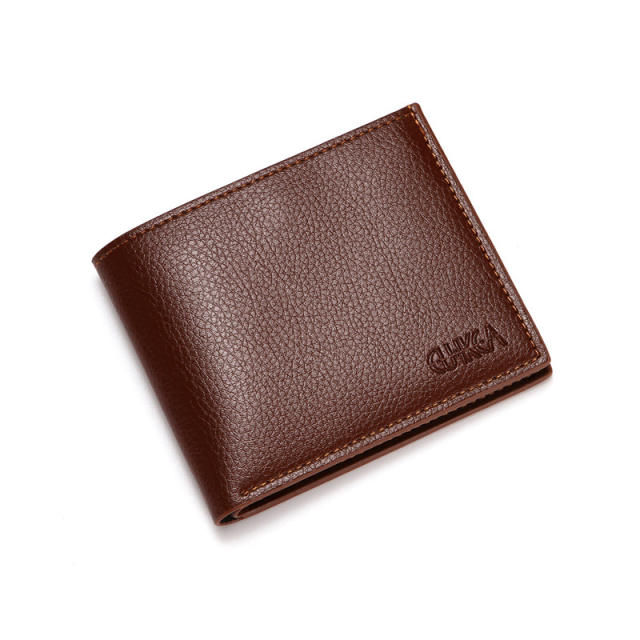 PU leather men wallet