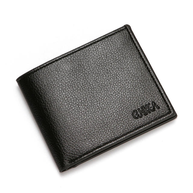 PU leather men wallet