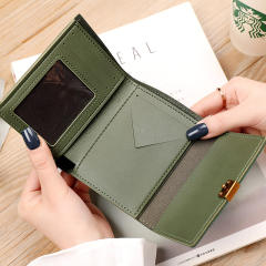 Korean fashion PU leather women wallet