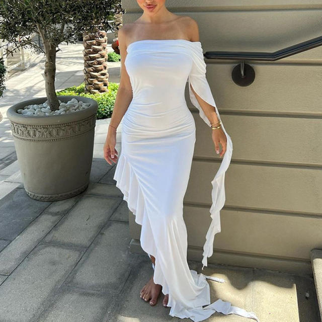Elegant off shoulder sexy dress