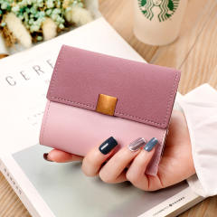 Korean fashion PU leather women wallet