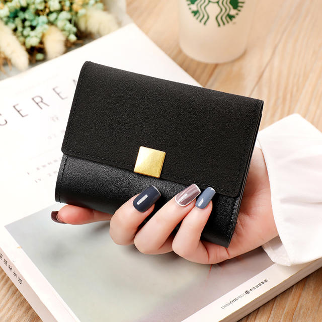 Korean fashion PU leather women wallet