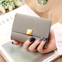 Korean fashion PU leather women wallet