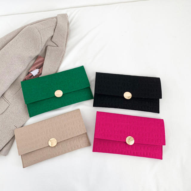 Korean fashion colorful women clutch bag