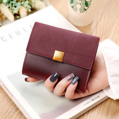 Korean fashion PU leather women wallet