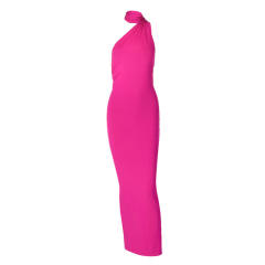 Sexy plain color bodycon maxi dress