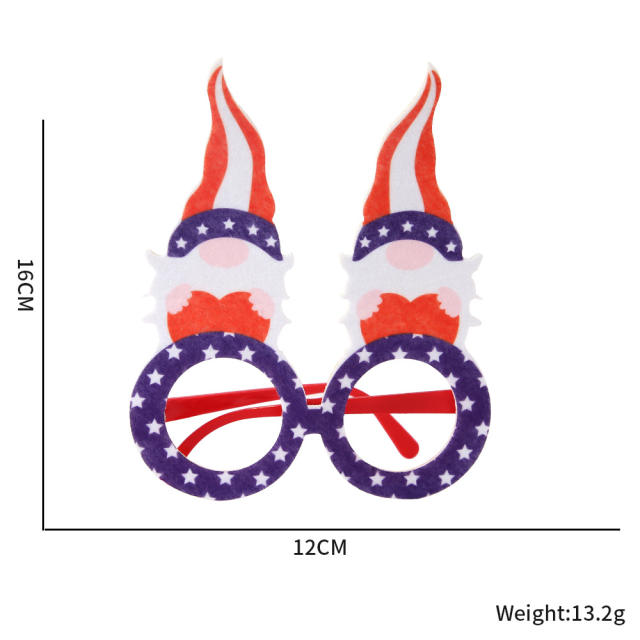 Indendence Day amercian flay party decoration glasses