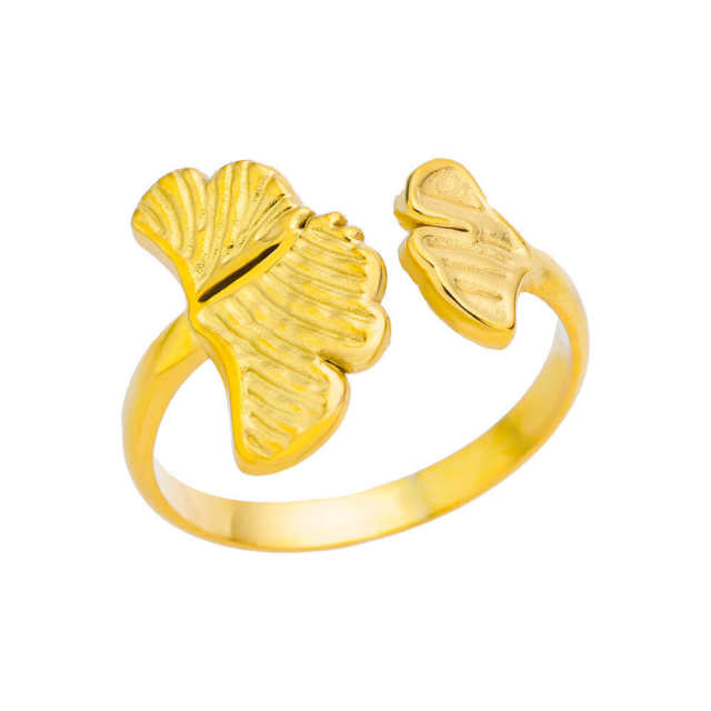 Concise easy match stainless steel adjustable rings