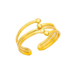 Concise easy match stainless steel adjustable rings