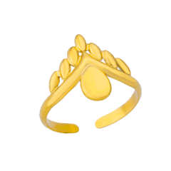 Concise easy match stainless steel adjustable rings