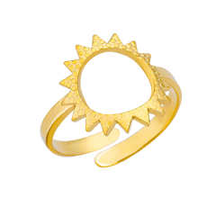 Concise easy match stainless steel adjustable rings