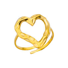 Concise easy match stainless steel adjustable rings