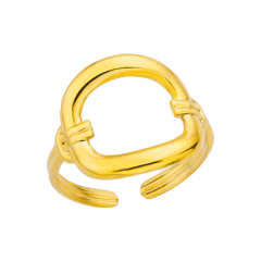 Concise easy match stainless steel adjustable rings