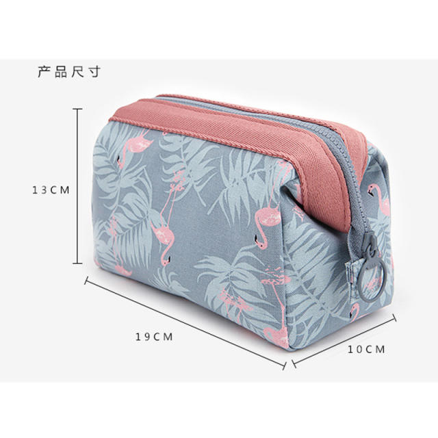 Creative color pattern cosmetic bag
