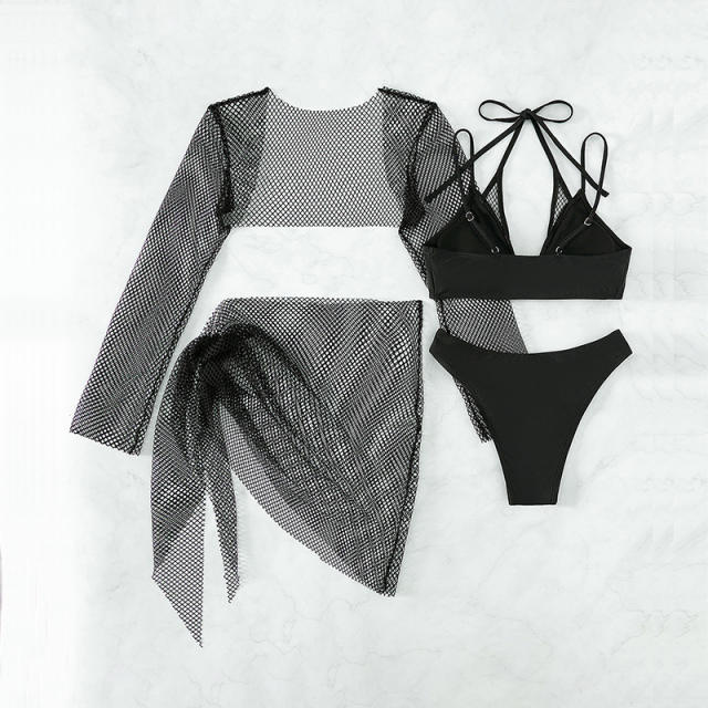 Summer sexy bikini cover up set