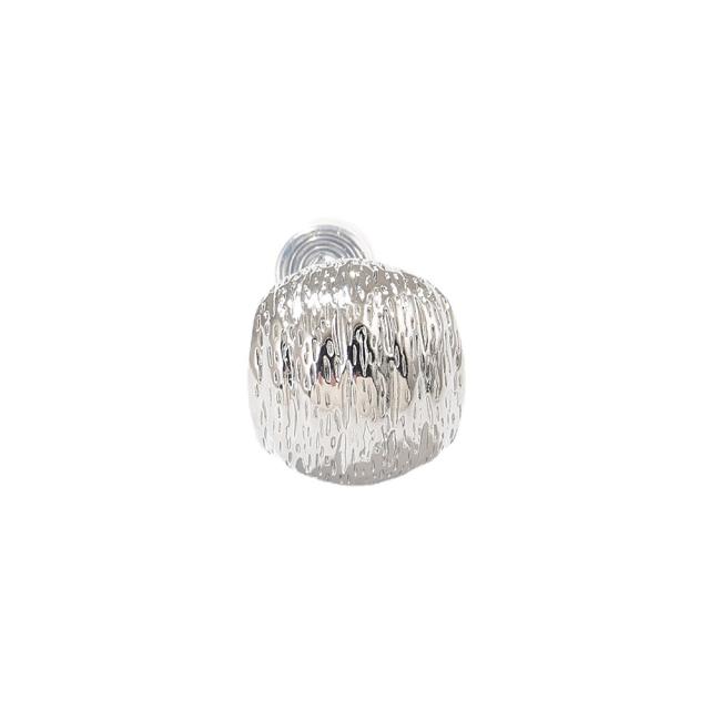 Chunky copper material clip on earrings(1pcs price)