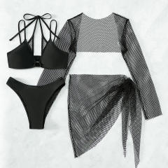 Summer sexy bikini cover up set