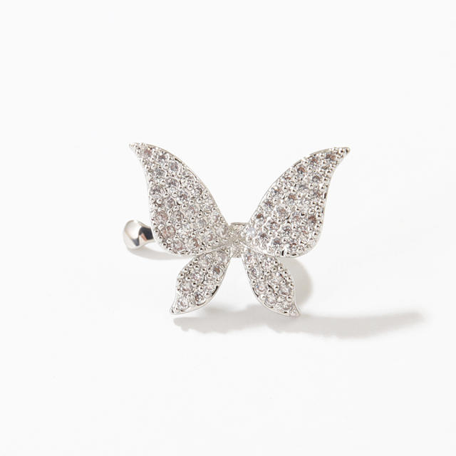 Luxury diamond butterfly copper ear cuff(1pcs price)