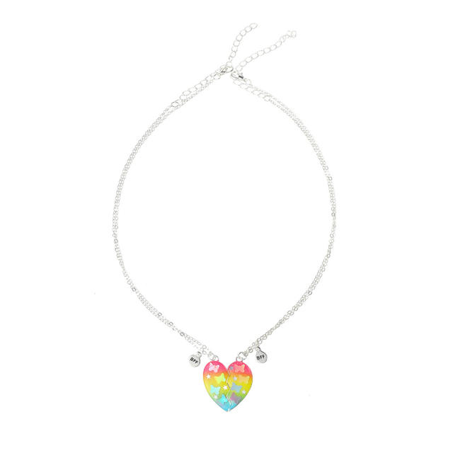 BFF Magnetic attraction heart kids jewelry set