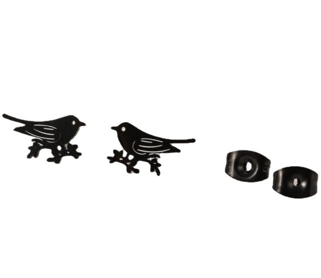 Hiphop cute birds deer animal cheap price stainless steel studs earrings