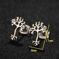 Creative cheap price stainless steel studs earrings