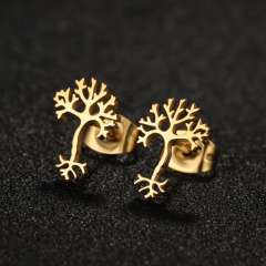 Creative cheap price stainless steel studs earrings
