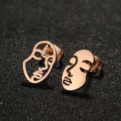 Creative cheap price stainless steel studs earrings