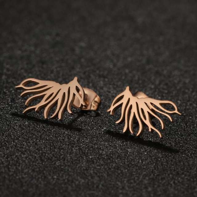 Creative cheap price stainless steel studs earrings