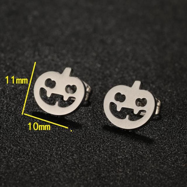 Creative cheap price stainless steel studs earrings