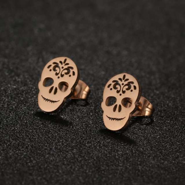 Creative cheap price stainless steel studs earrings
