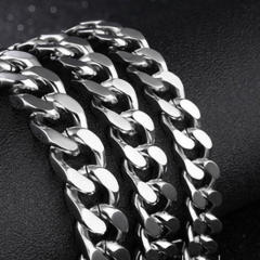 Stainless steel cuban chain bracelet for men