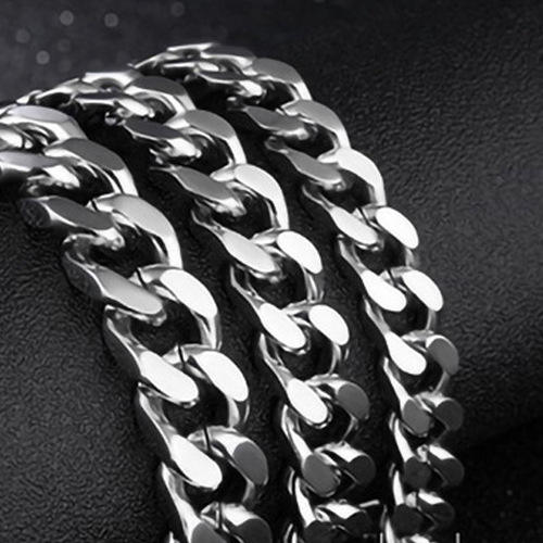 Stainless steel cuban chain bracelet for men