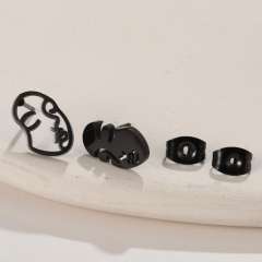 Creative cheap price stainless steel studs earrings